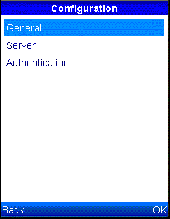 BT J2ME Location Configuration Menu